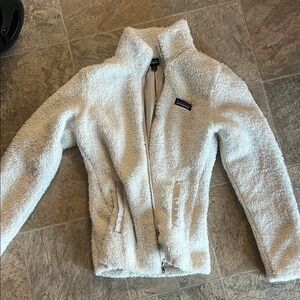 Patagonia White Fleece Jacket
